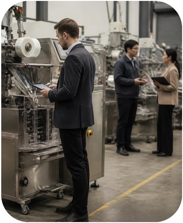 Поиск поставщиков упаковочного оборудования в Китае